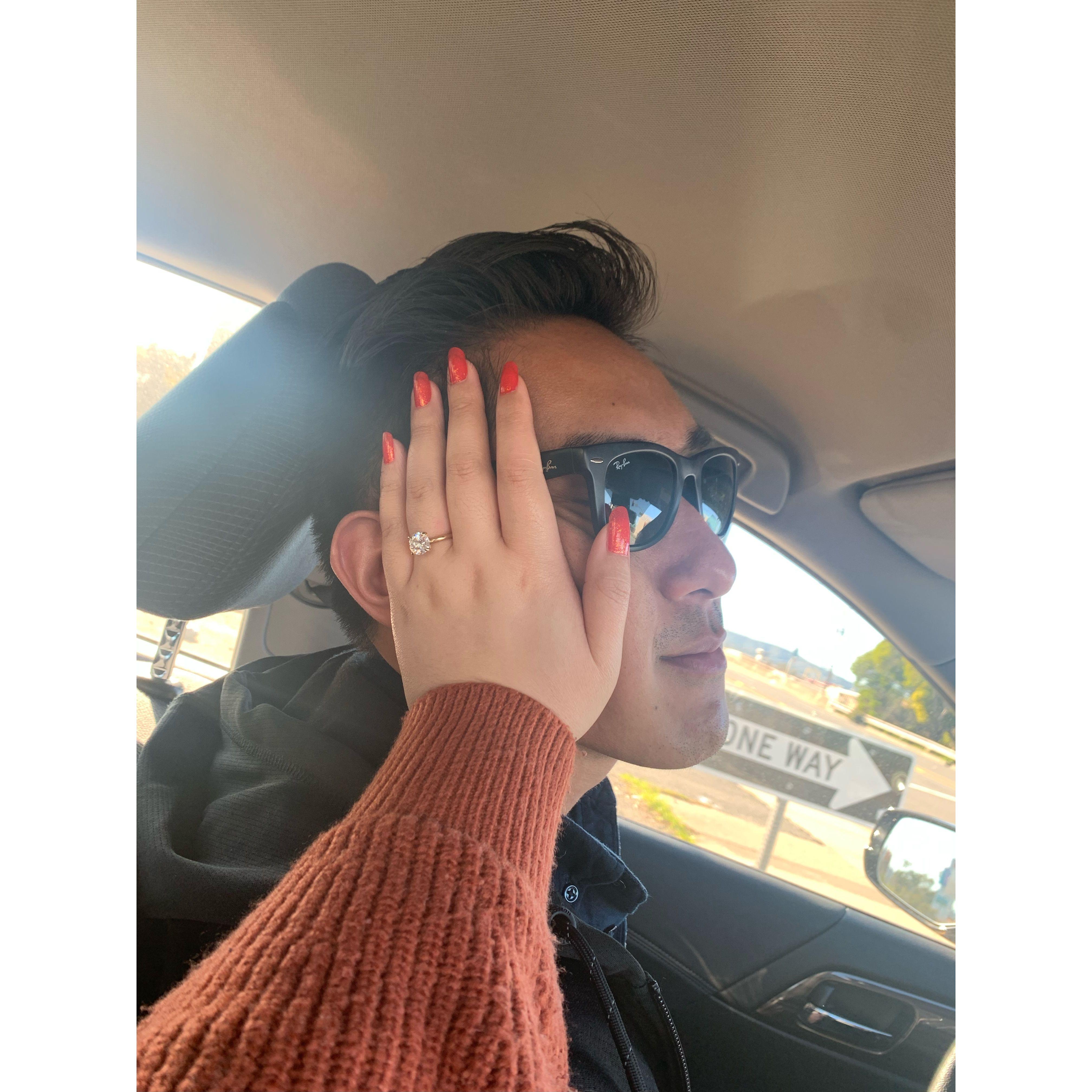 The day we toured the venue.