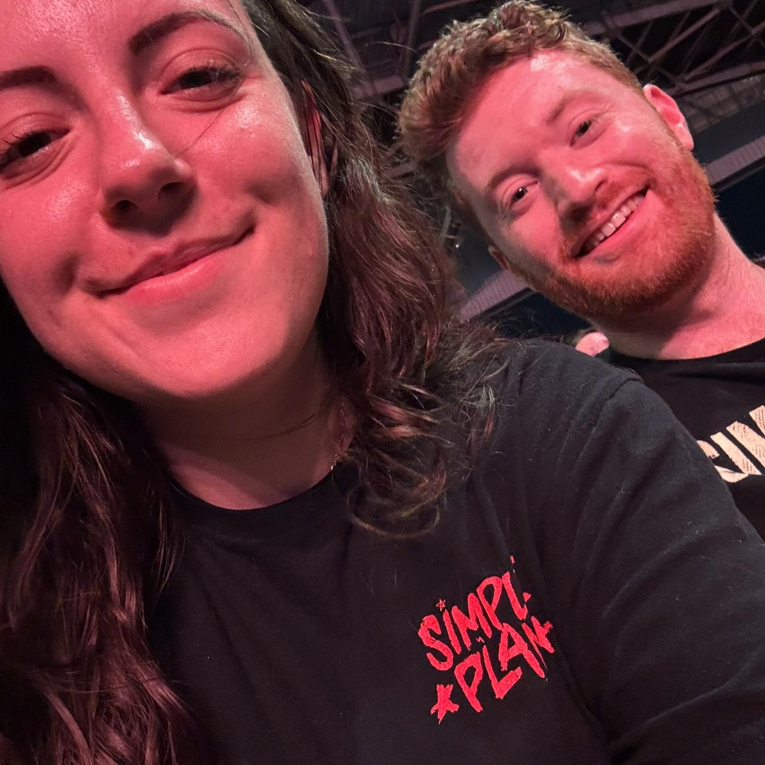 Audélia’s favorite band is Simple Plan. And they were touring in Michigan!