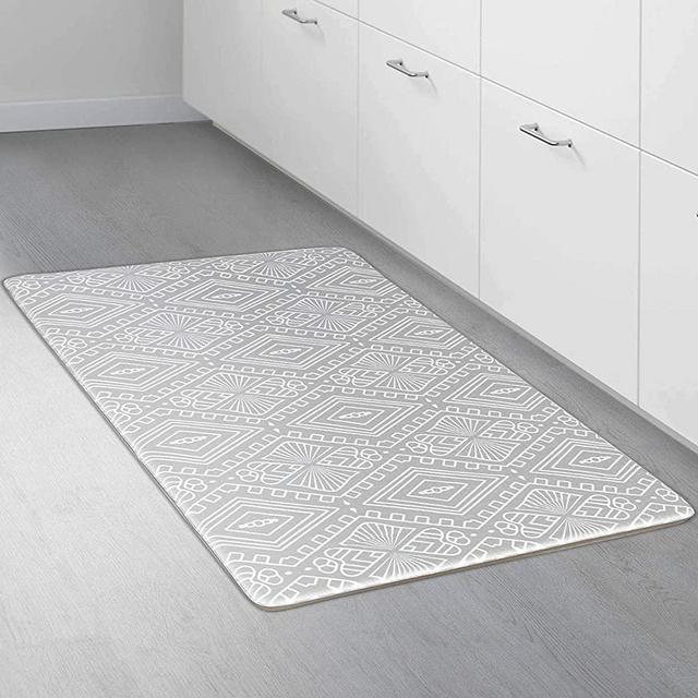 CRZDEAL Kitchen Mat an Rugs (17.1"x 29.9") Comfort Cushion Floor Mats Thick PVC Non-Slip Waterproof Kitchen Mats and Rugs for Kitchen, Bathroom, Laundry, Sink or Office