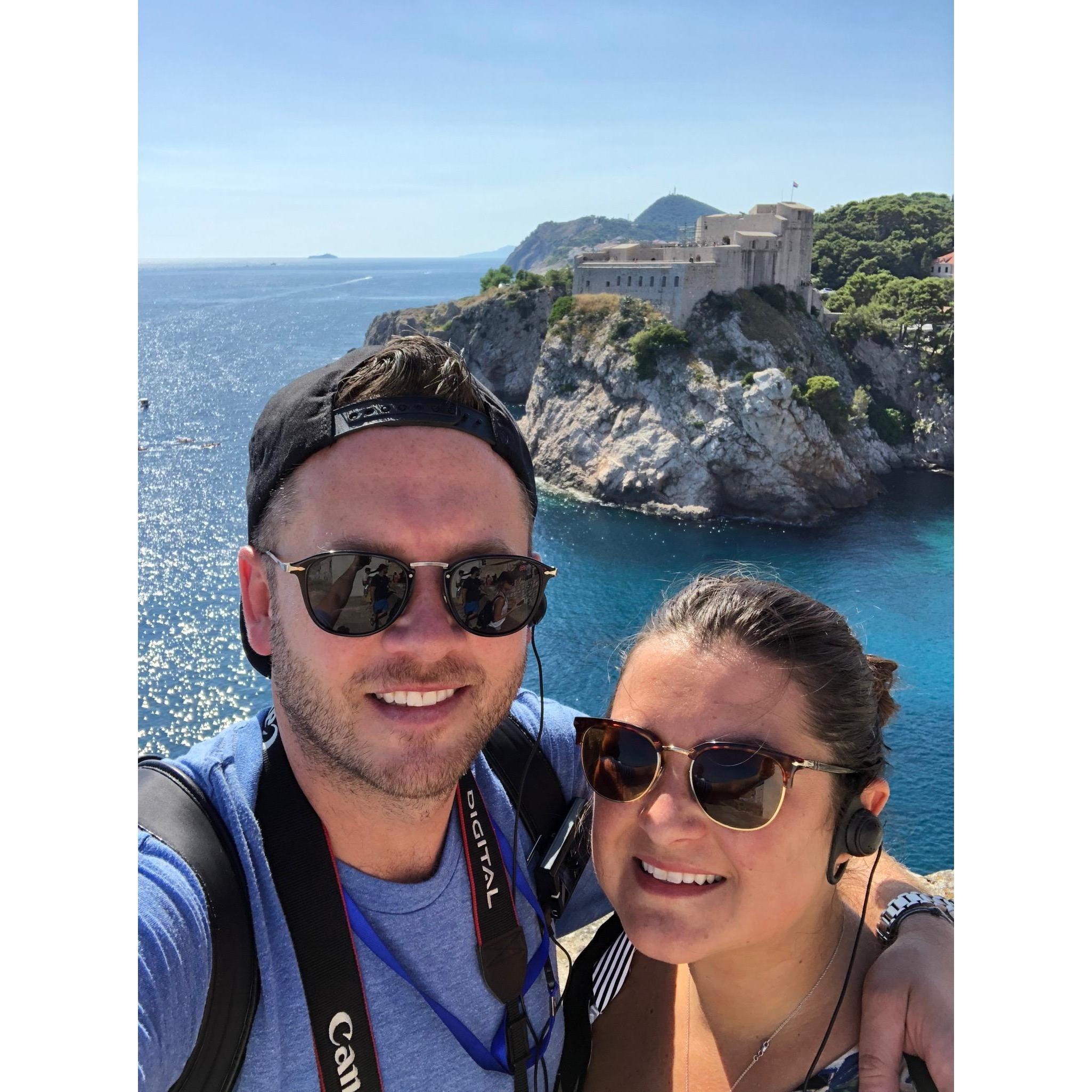 On a tour of Dubrovnik, Croatia
