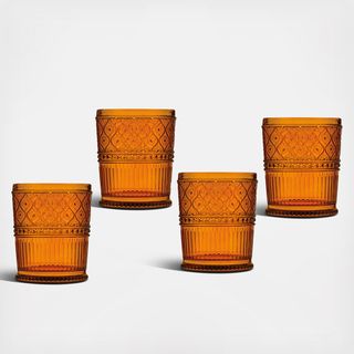 Claro Double Old Fashioned Glass, Set of 4