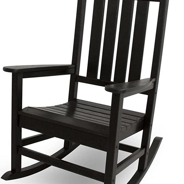 POLYWOOD R100BL Presidential Rocking Chair, Black