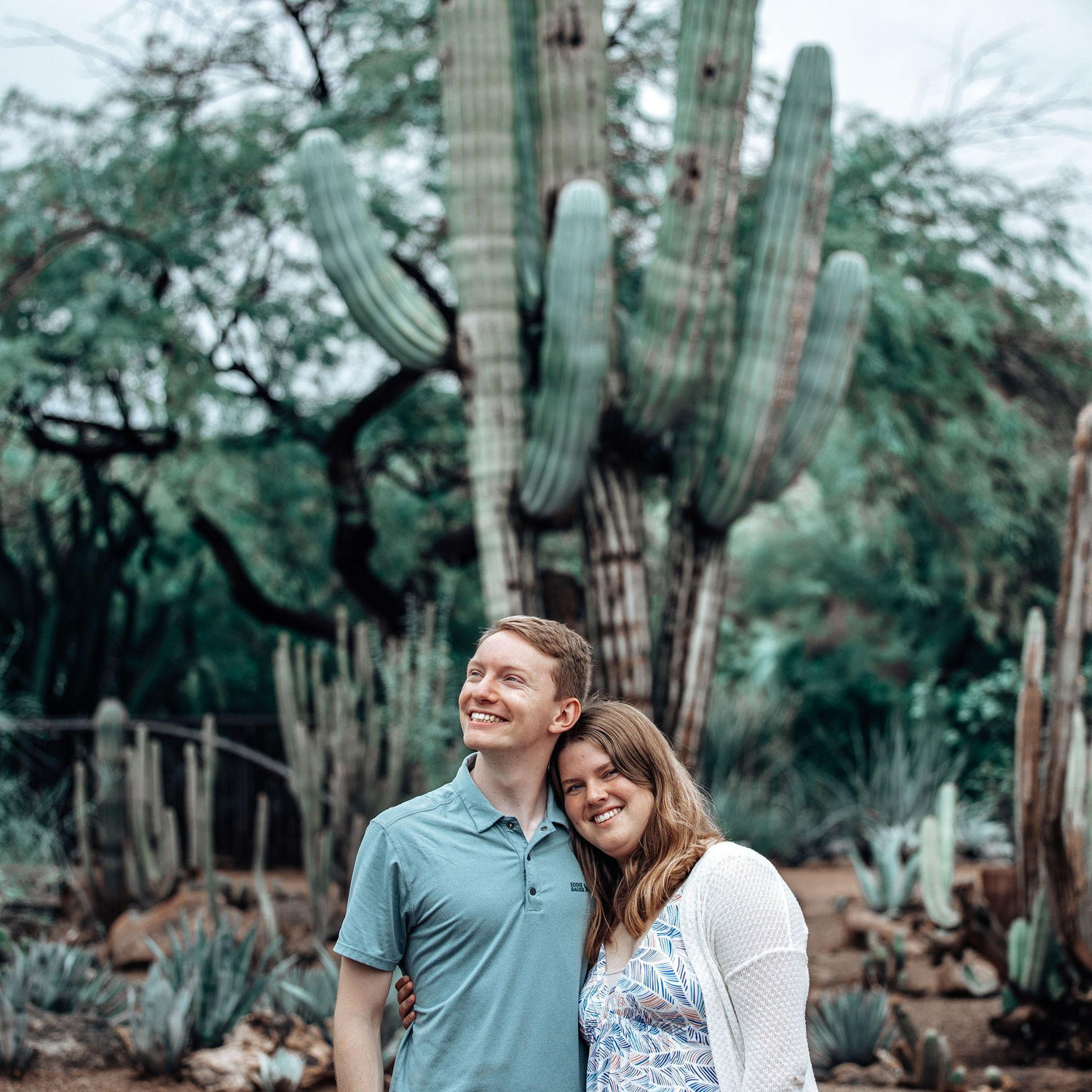Our proposal pictures taken at the Desert Botanical Gardens in Phoenix, AZ