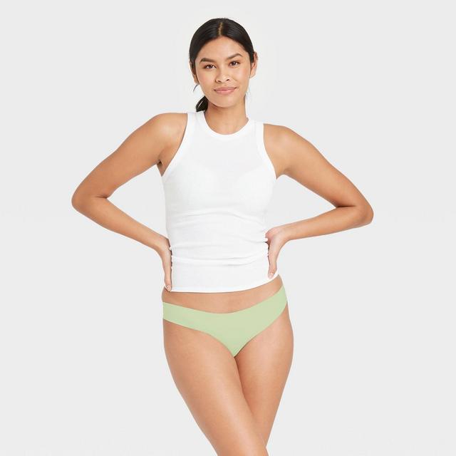 Women's Laser Cut Thong - Auden™ Light Green S