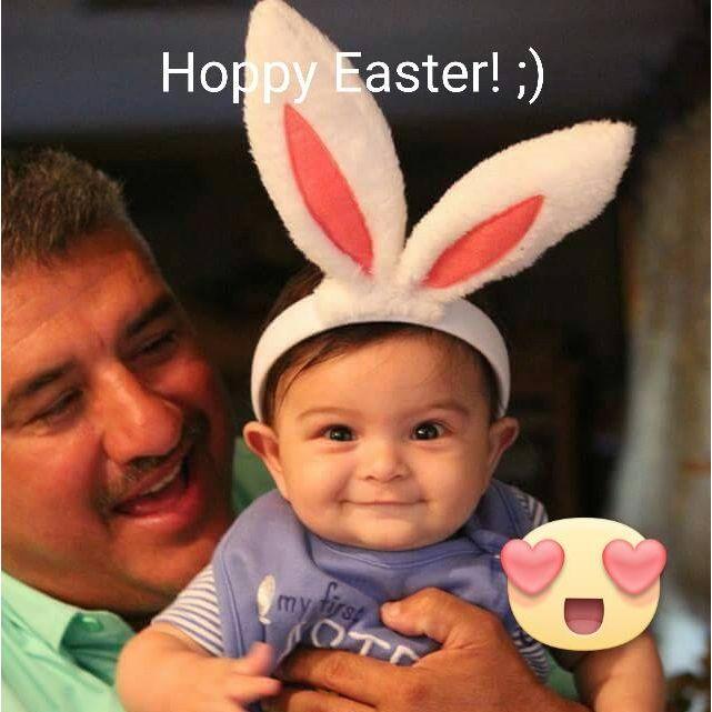 The cutest bunny you ever saw at Easter.