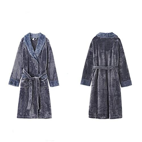 Beibei Men's and Women's Velvet Robe is Super Soft, Warm and Comfortable Couple Bathrobe