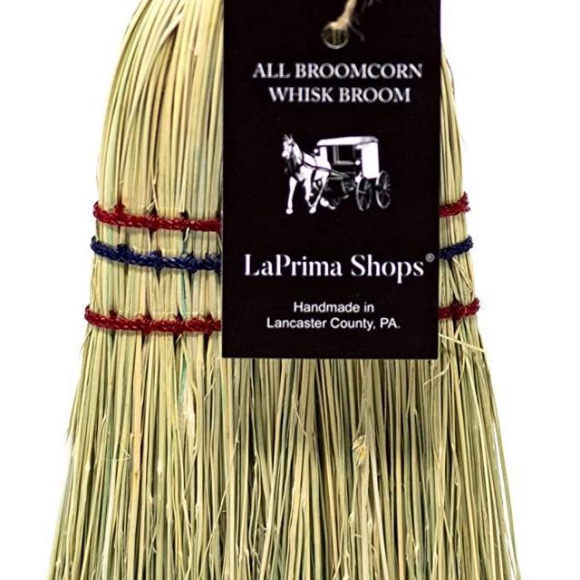 Authentic Hand Made All Broomcorn Broom (12-Inch/Whisk)