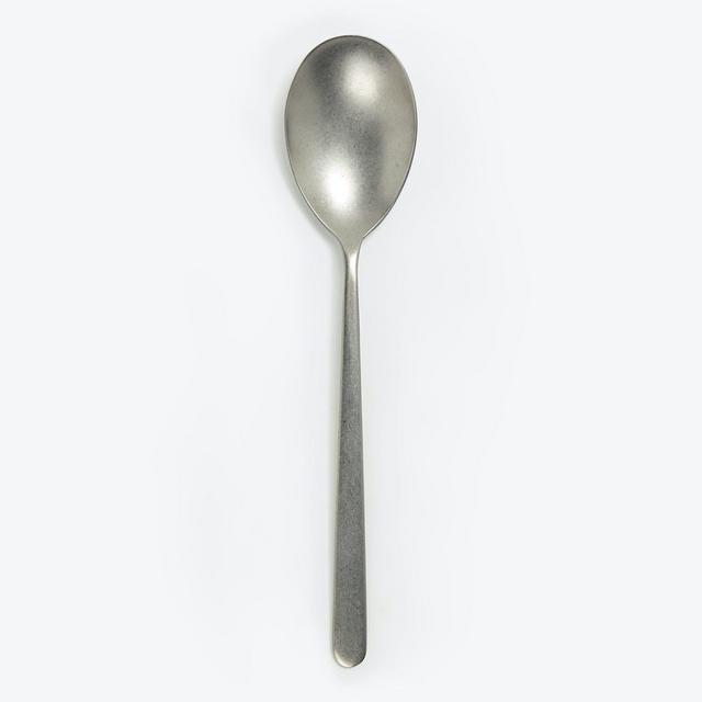 Serving Spoon Linea Pewter