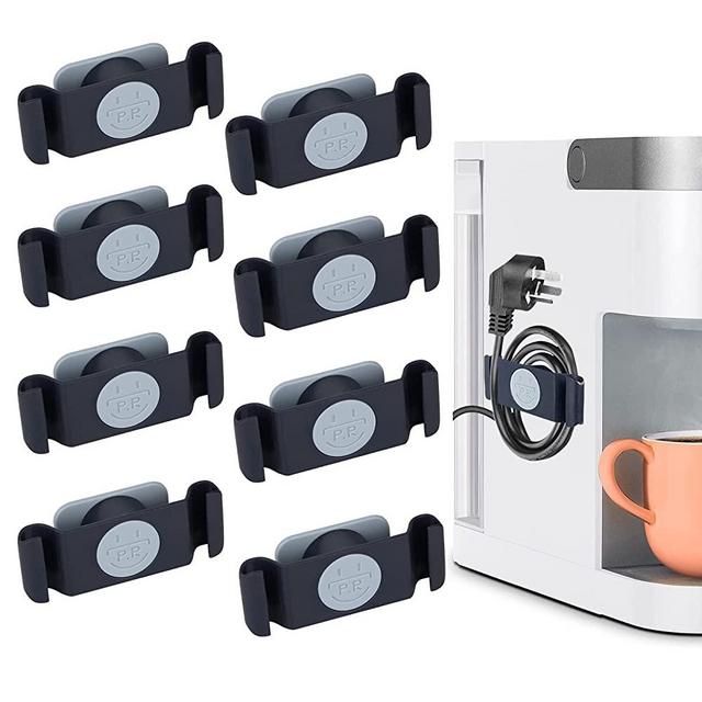 8 Pack Cord Organizer for Kitchen Appliances, Cord Wrapper for Appliances Stick On Tidy Cord Bundlers Wire Keeper Around for Cable Management Cord Holder for Stand Mixer Coffee Maker Air Fryer Toaster