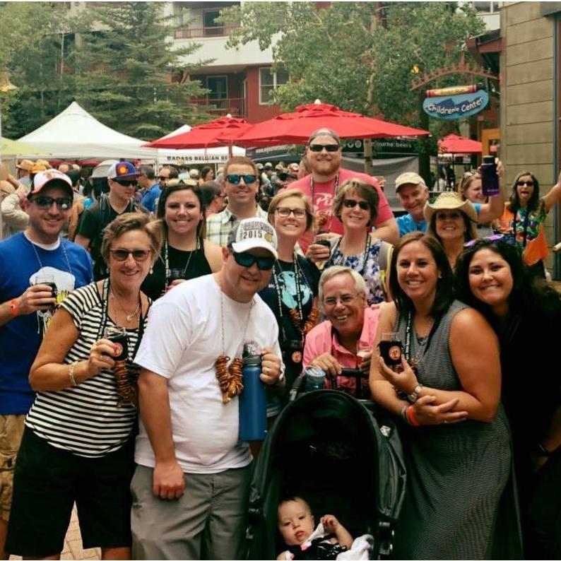 Pedicini clan at beerfest in Keystone, CO!