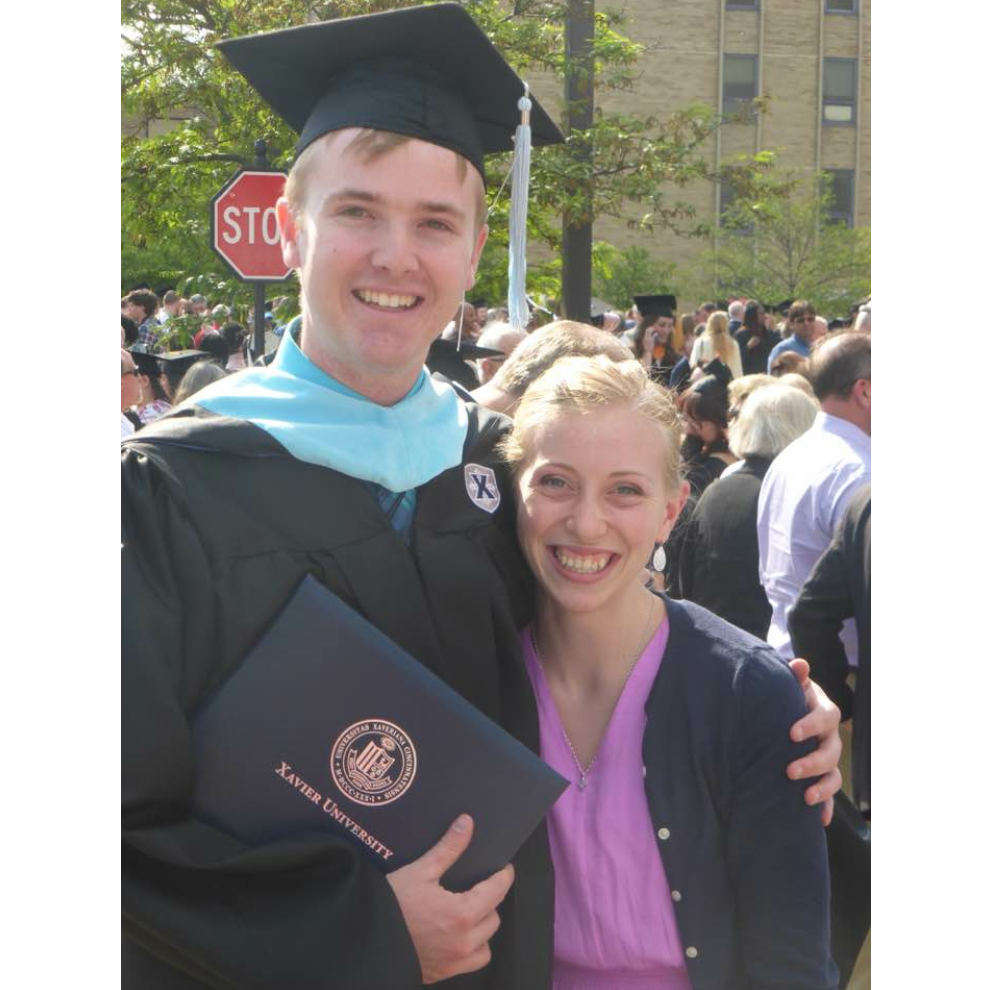 May, 2017, Justin graduated with his masters degree from Xavier!