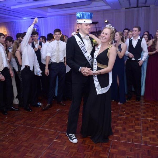 King and Queen's first dance as royalty.