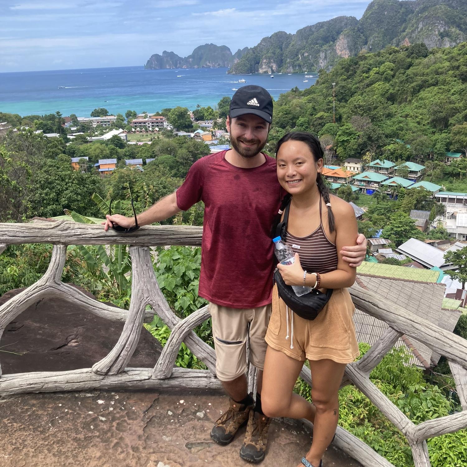 View point on phi phi island
