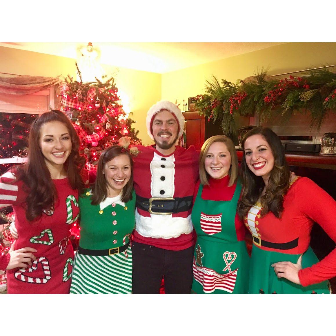Woodrow with the LAKE girls