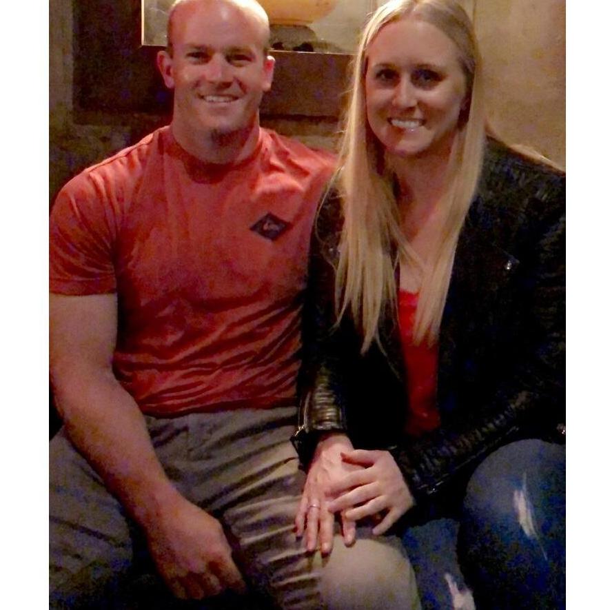 Our first picture together thanks to Taylor!