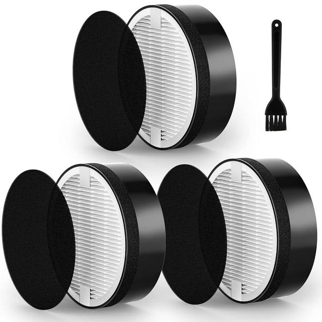 LV-H-132 Replacement Filter Compatible with LEVOIT LV-H-132 Air Puri-fier Replacement Filter, Part # LV-H-132-RF, 3 Pack