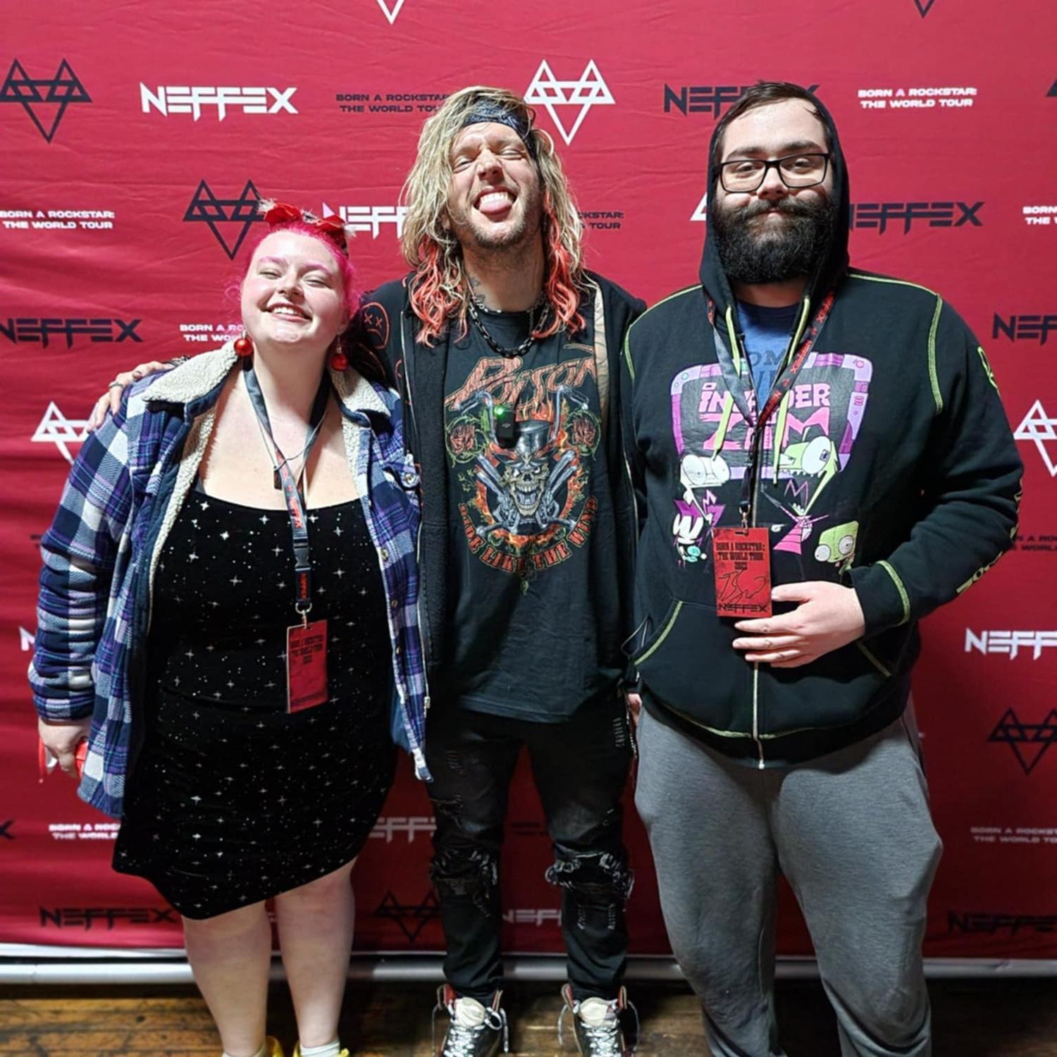 Neffex concert. This is Bryce the artist/singer.