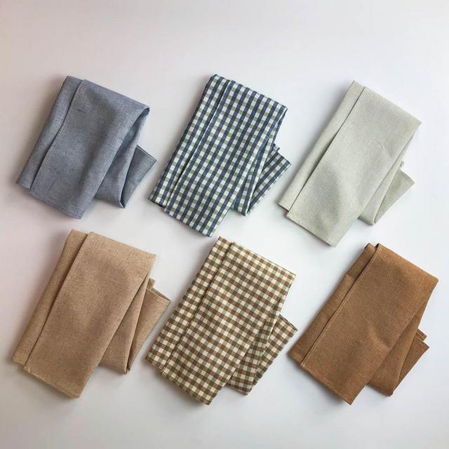Tea Towel/Dish Towel - Organic Cotton - Indigo Blue (Plain or Stripe)