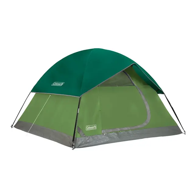 Coleman Sundome 4-Person Camping Family Tent - Green