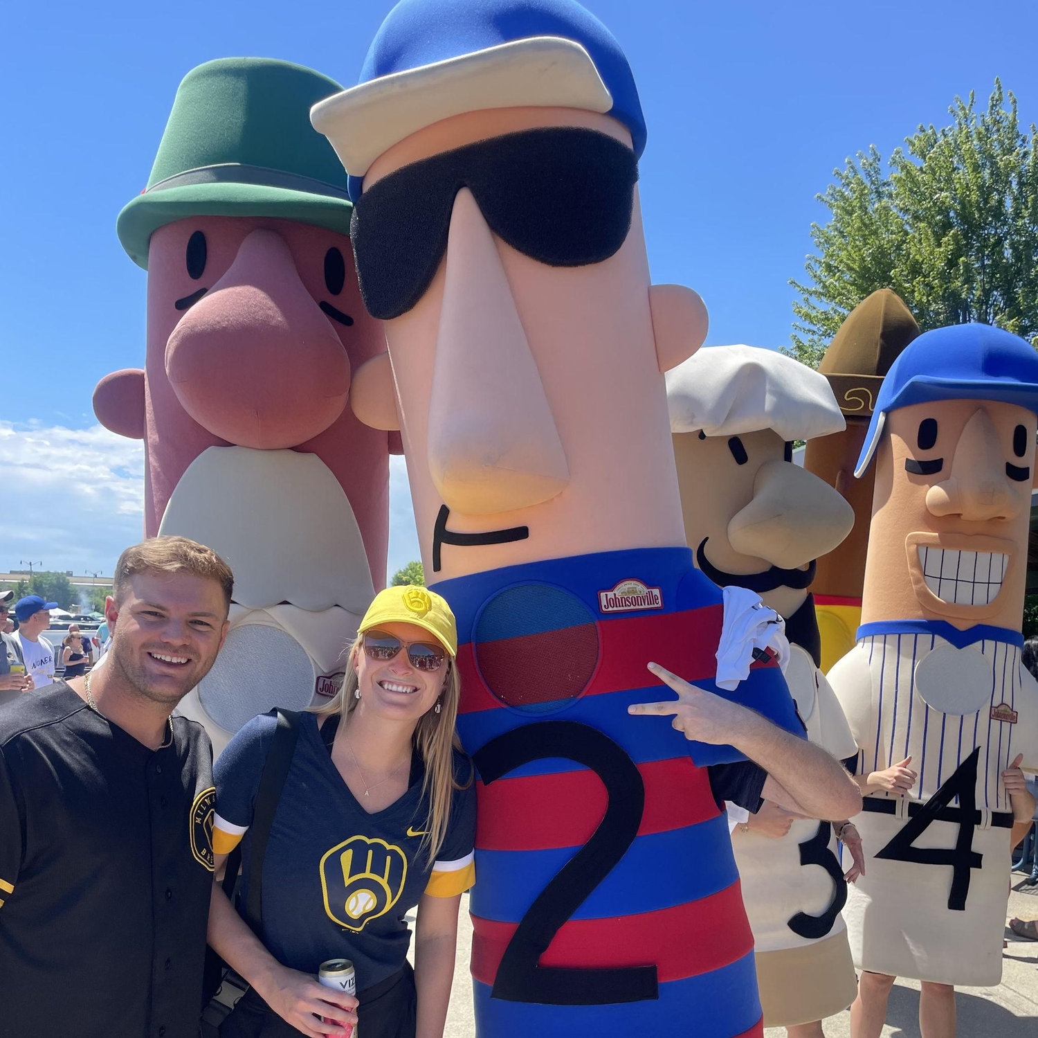 Austin's first Brewers game!