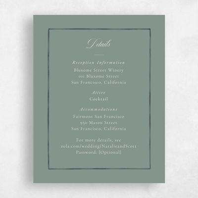 Green Floral Wedding Enclosure - Pesco