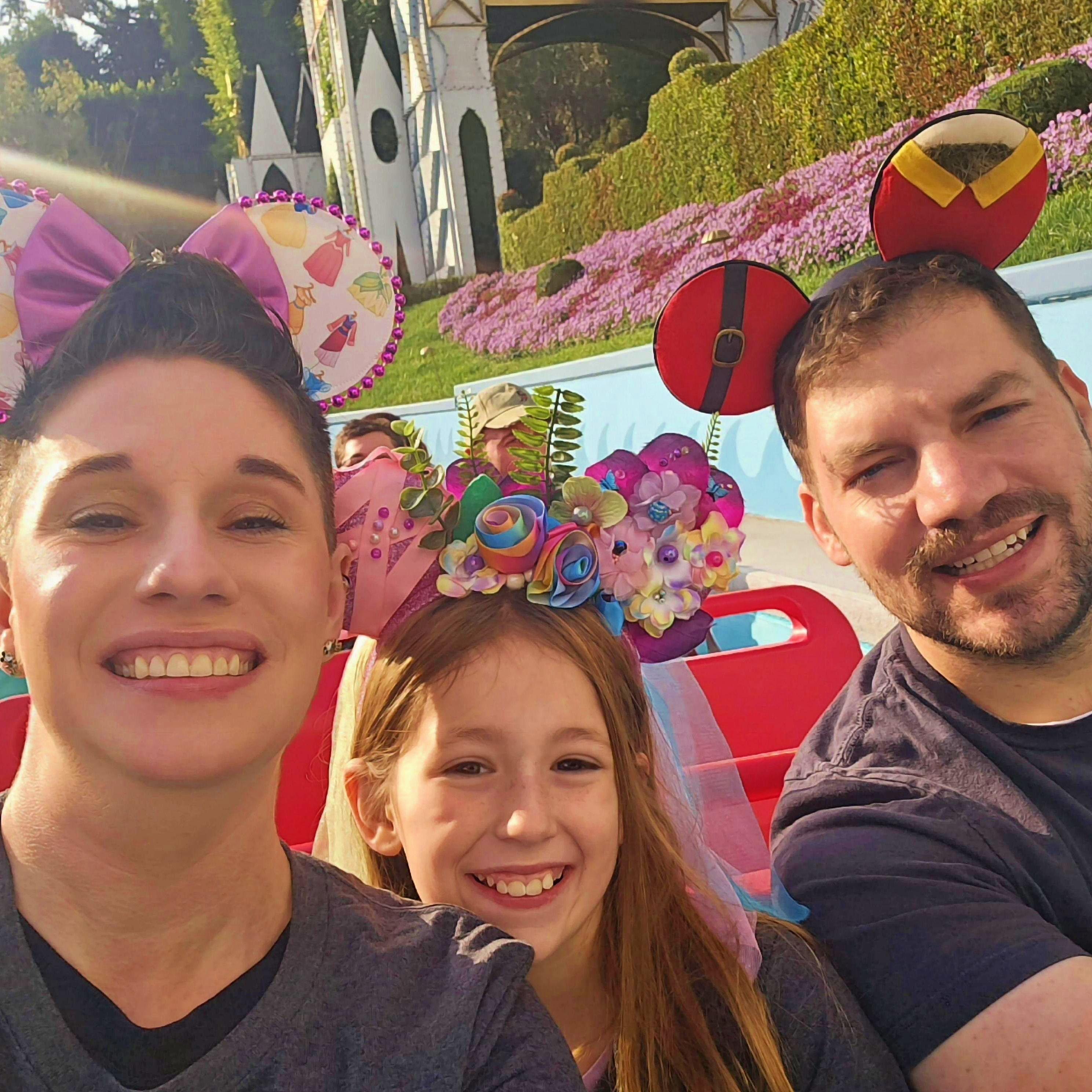 Our trip to Disneyland... right before he proposed!