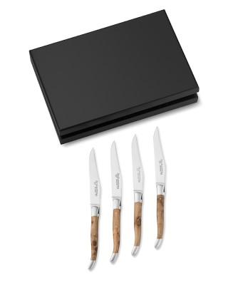 Solid Horn -- Laguiole en Aubrac Steak Knife Sets