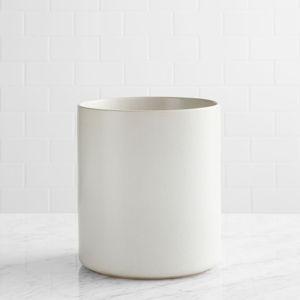 Mason Glazed Stoneware Trash Can