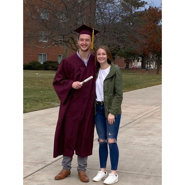Andrew's college graduation from Central Michigan University.
