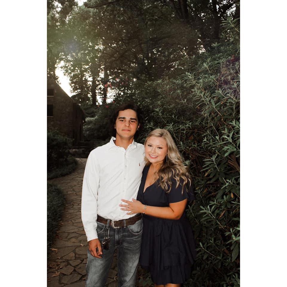 2020 couple photos at the Old Mill