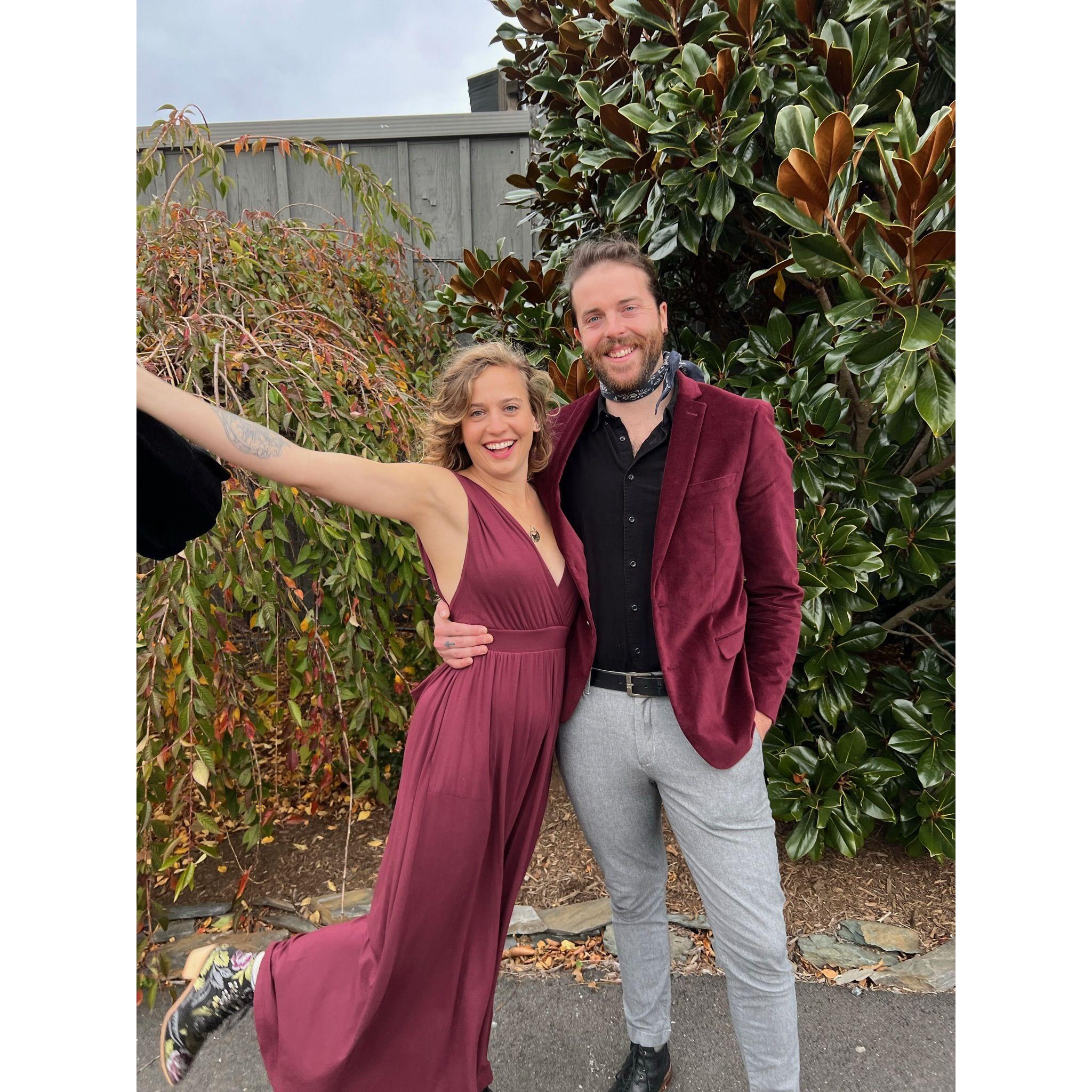 Kyle + Erin's wedding. high fives for color coordination here, folks. C'mon, we're tryin', we're tryin'