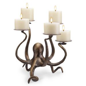 Anecdotal Aardvark - SPI Home Octopus Pillar Candelabra