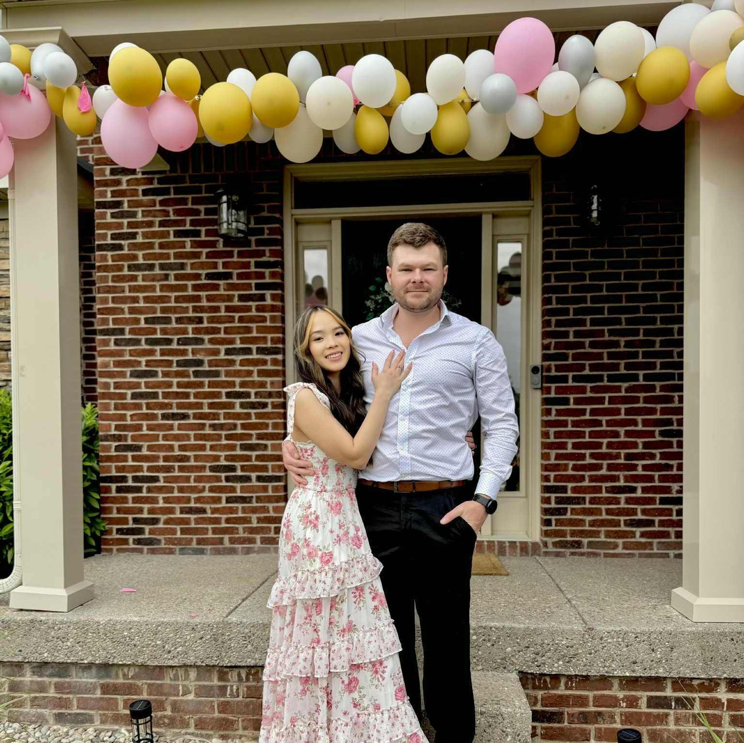 Had a great time at our best friend's wedding reception