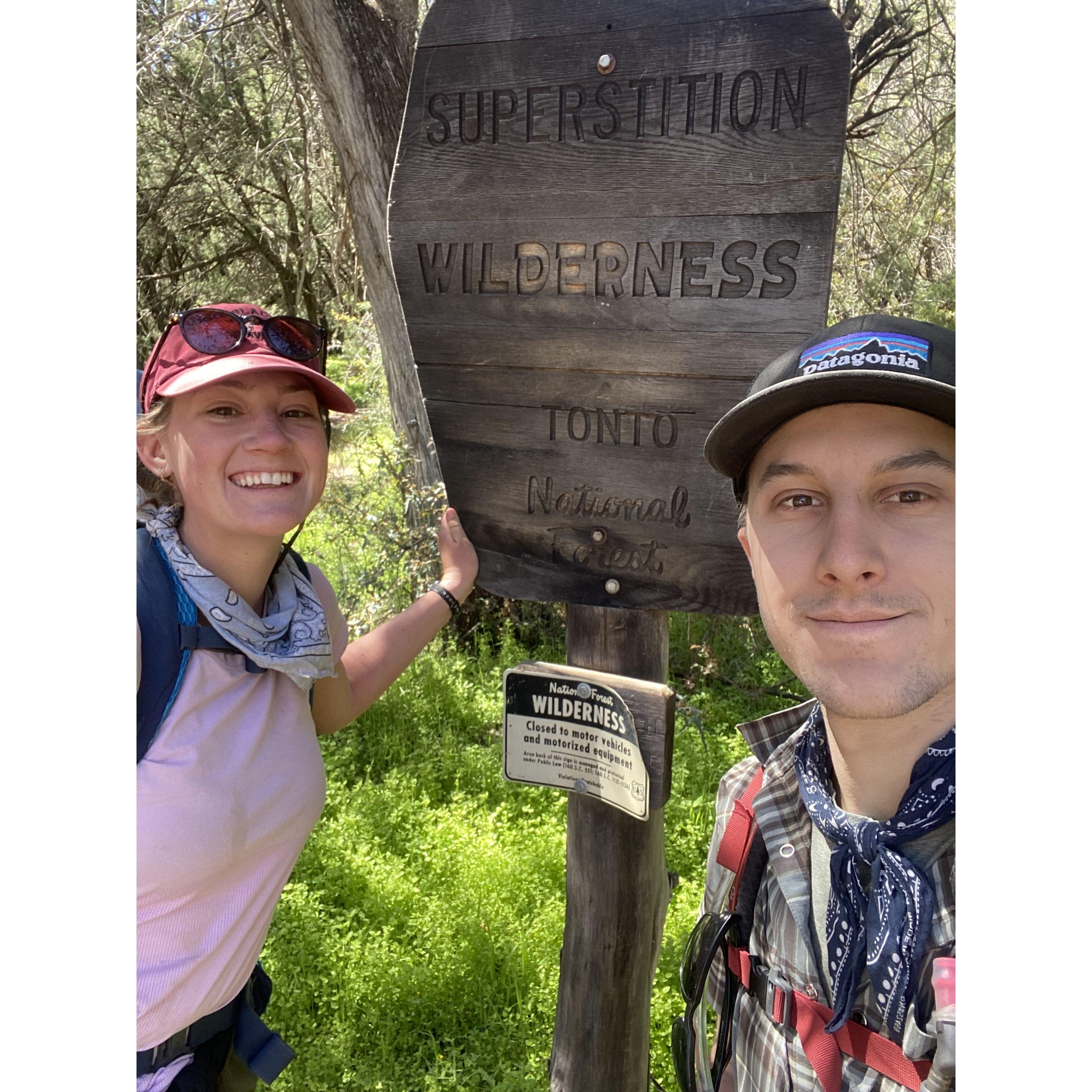 First Backpacking Trip together.