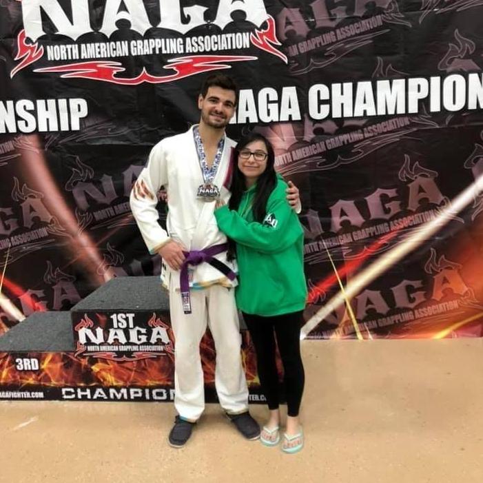 Duncan's first BJJ Tournament after receiving his purple belt! Placed 2nd in his division! 2021