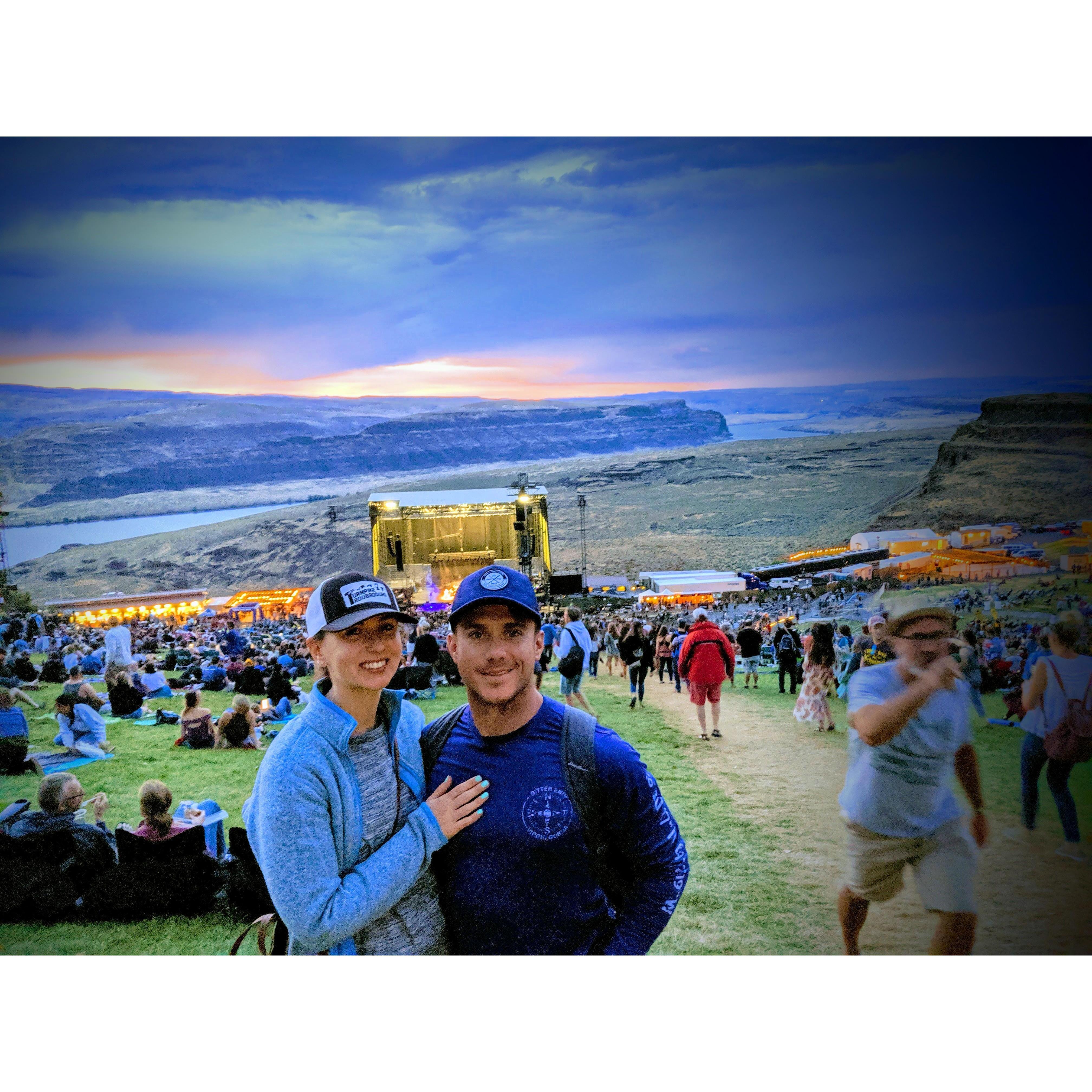 The Avett Brothers at The Gorge in Washington State