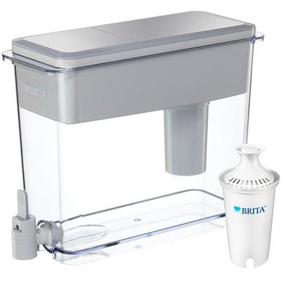 Brita Extra Large 18 Cup BPA Free Filter Water Dispenser with 1 Standard Filter - Gray
