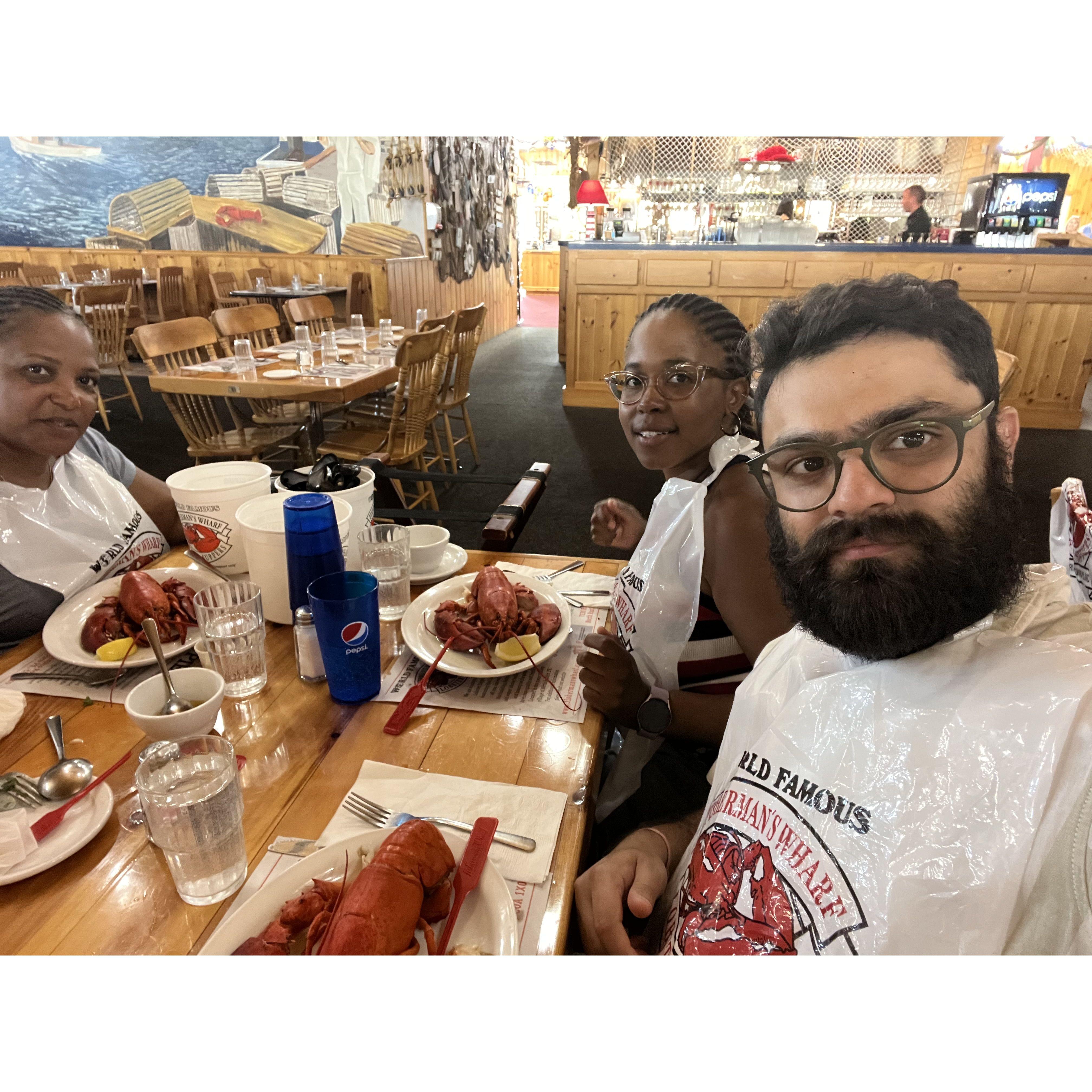 Now we eat the Lobster!