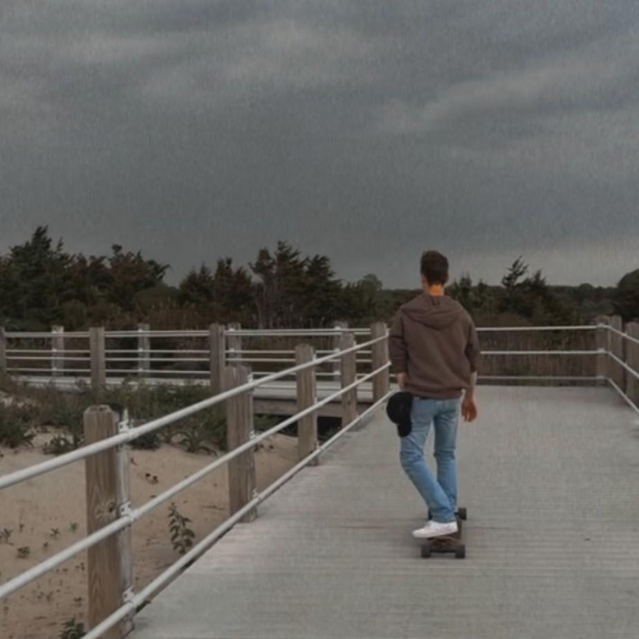 Vlads been long boarding since 3rd grade!