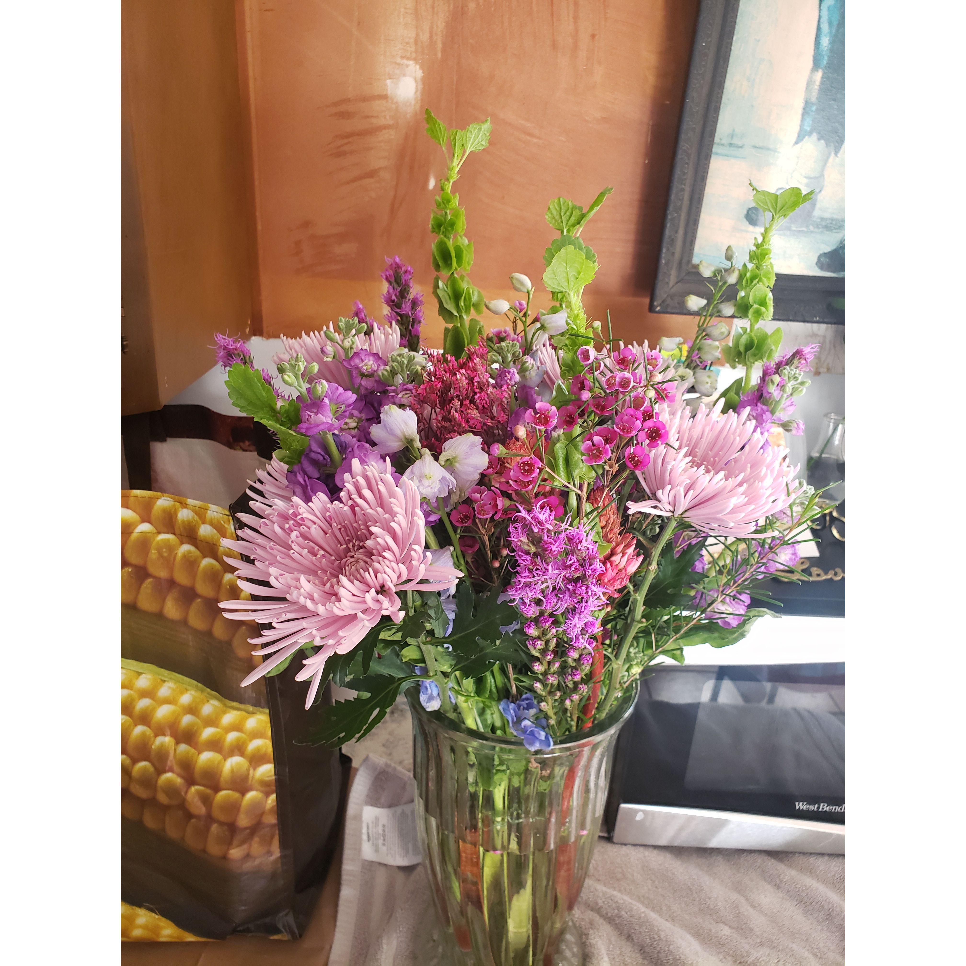 My Monthly Flowers from Jay!