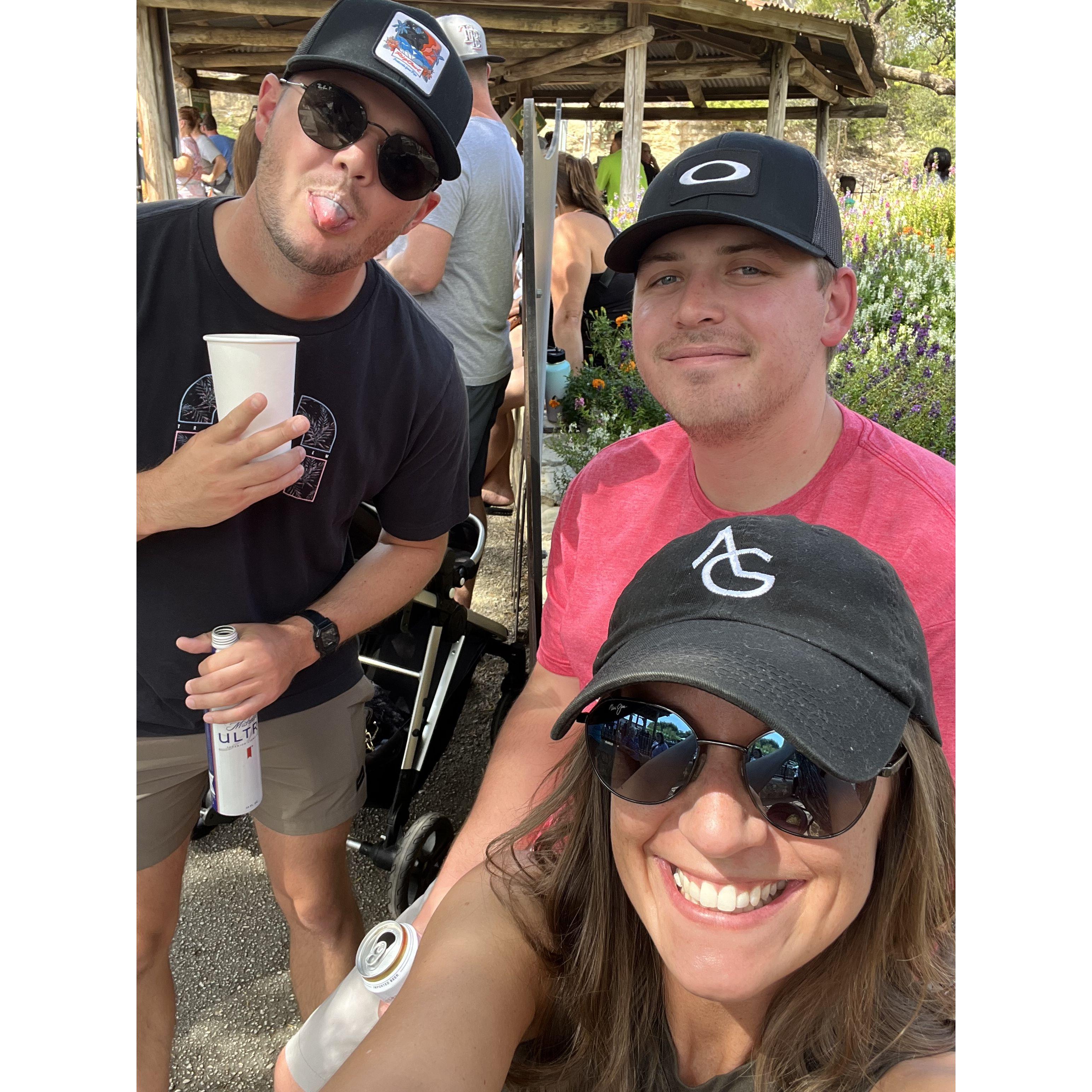San Antonio Zoo with Groomsman Derek Ware October 2023