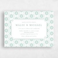 Green Wedding Invitation - Aeolus Landscape
