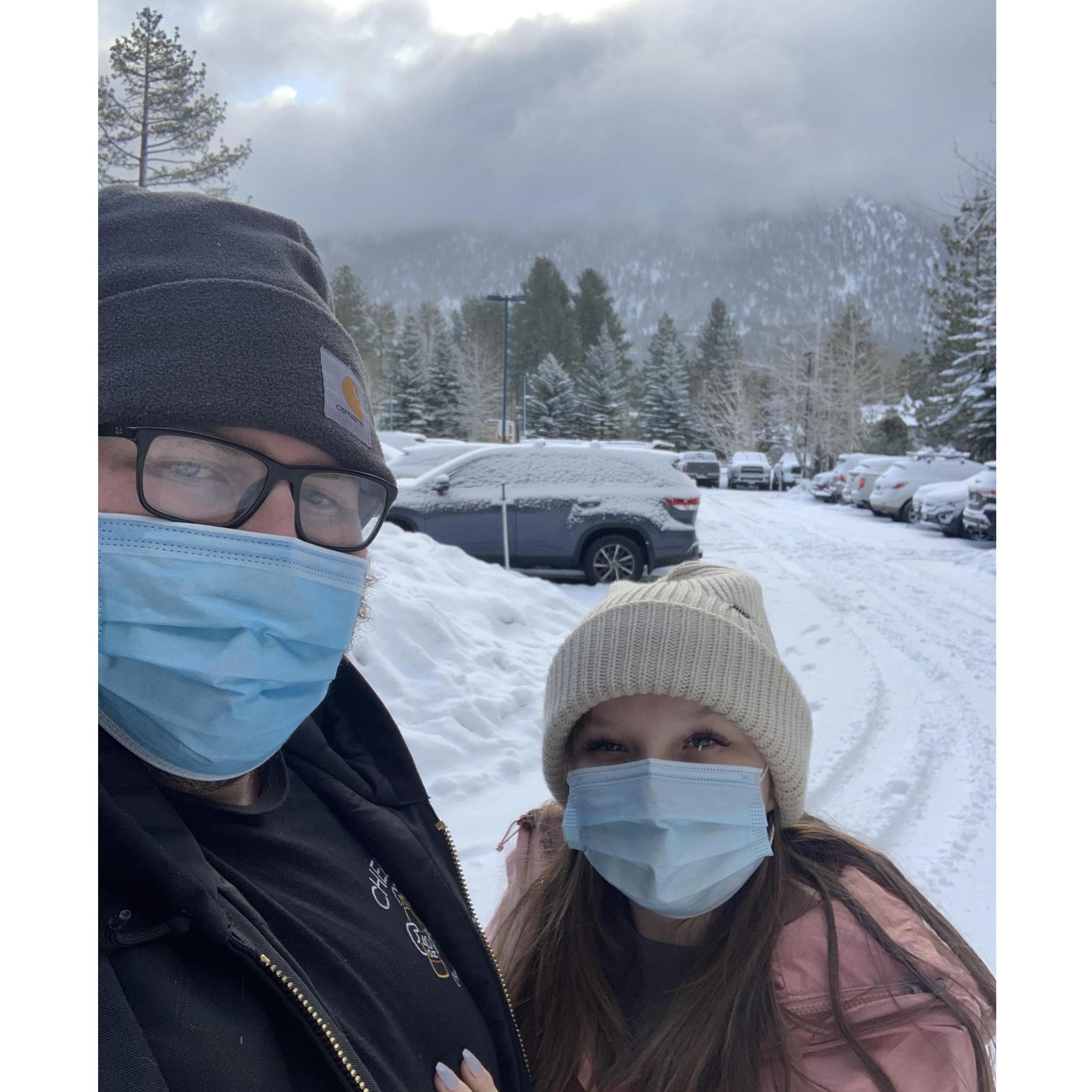February 14, 2021 - Valentines day in Lake Tahoe
