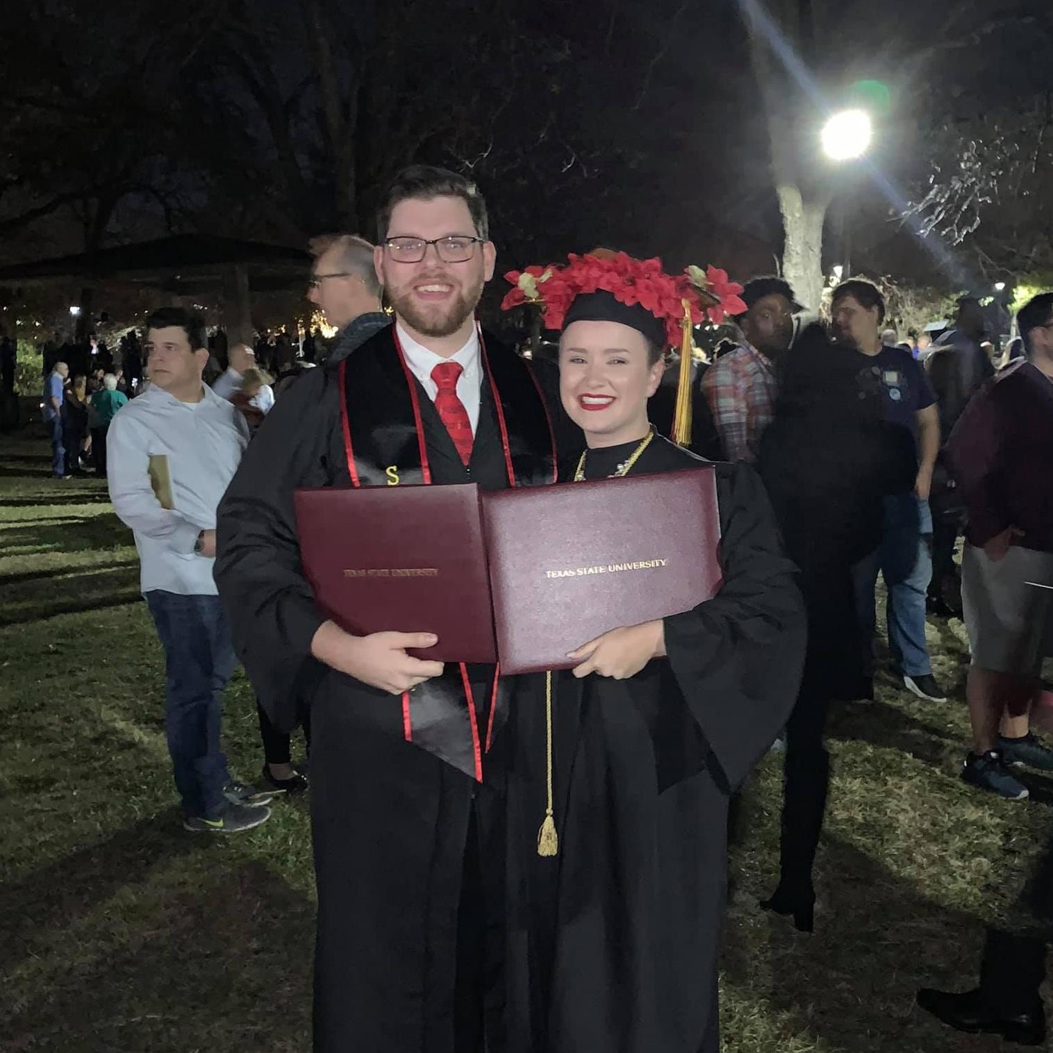Julia & Stephen on graduation day!
