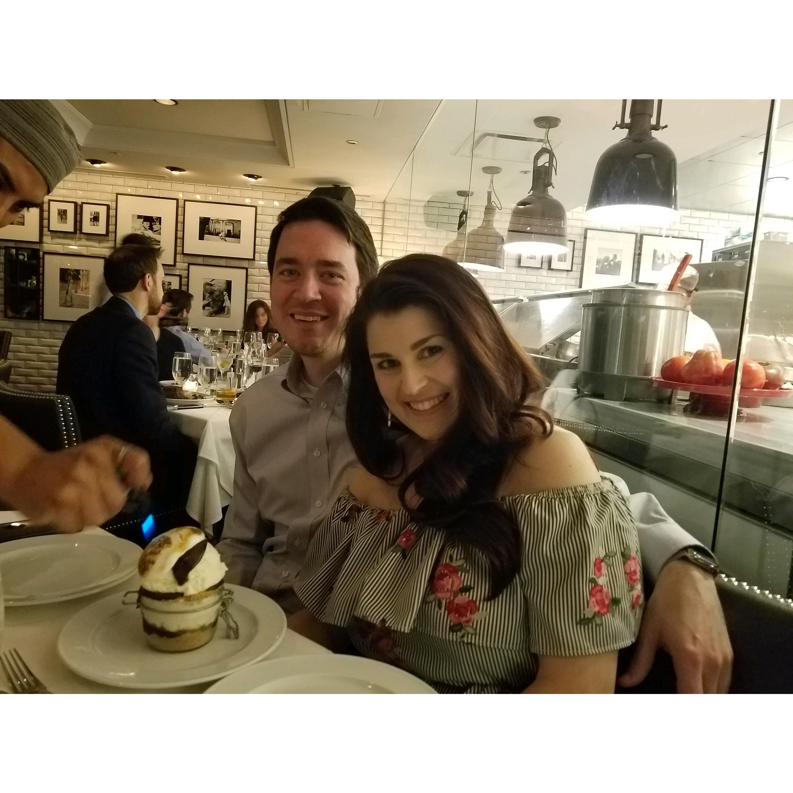 Out to dinner in Chicago