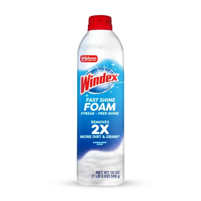 Windex Fast Shine Foaming Glass Cleaner - 19oz