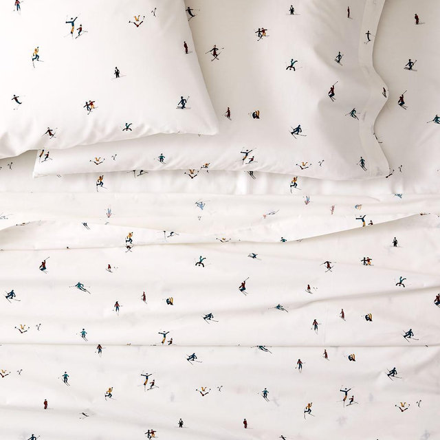 BCI Percale Skiers Sheet Set King Multi