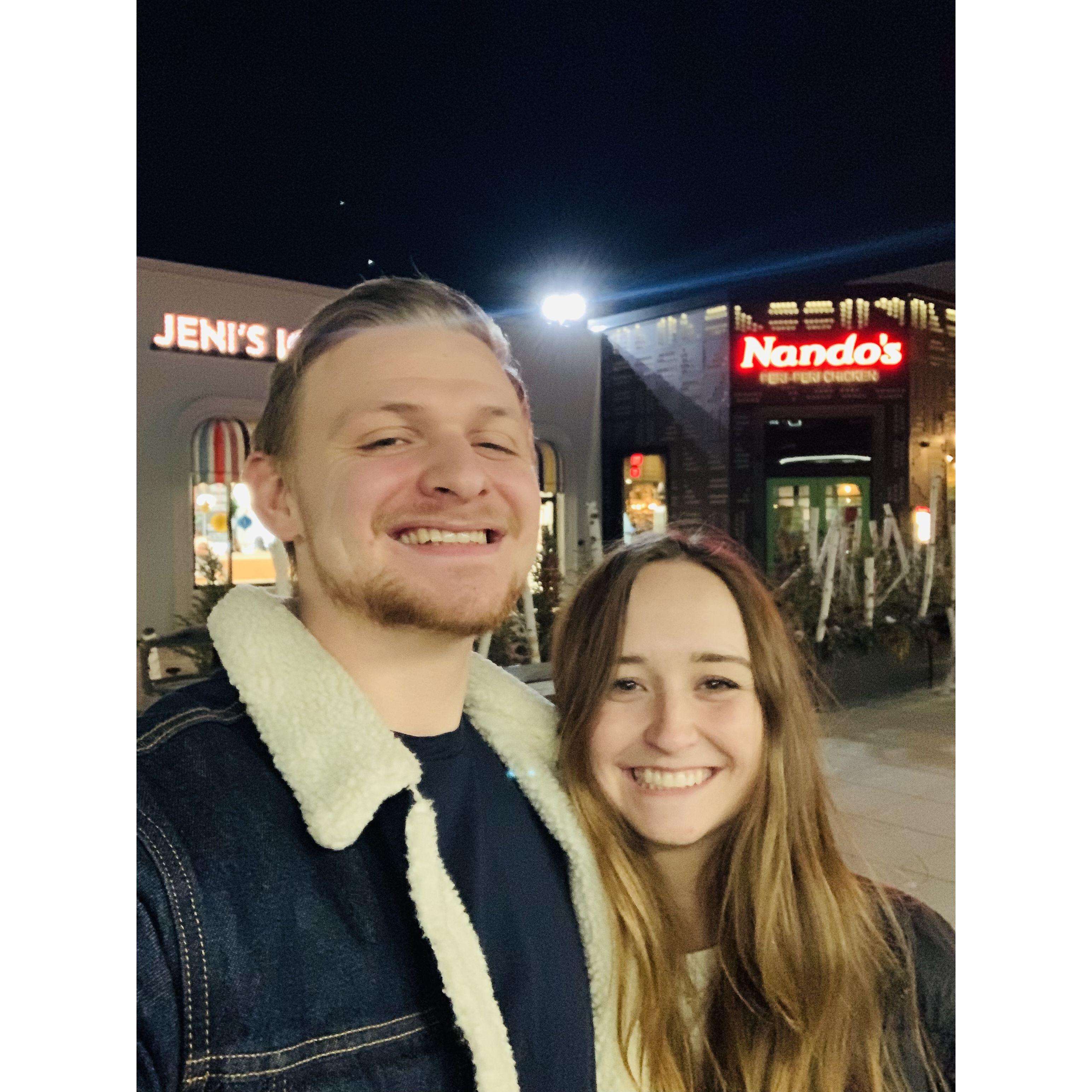 7 month anniversary - when we first talked about wanting to get married to each other!:)