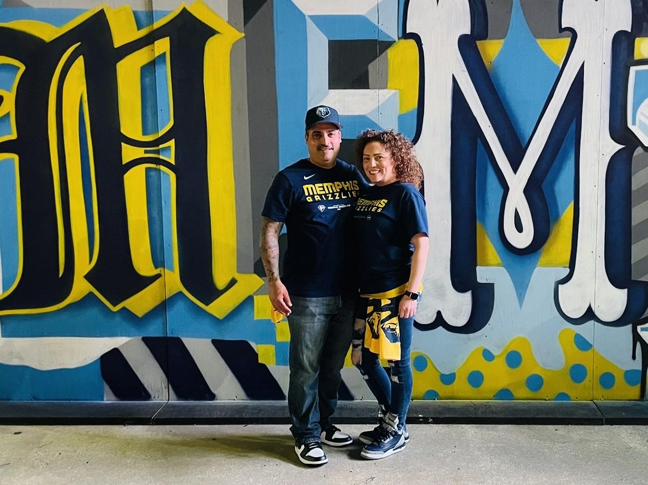 Go Grizz! Memphis Grizzlies playoff game in the 901.
