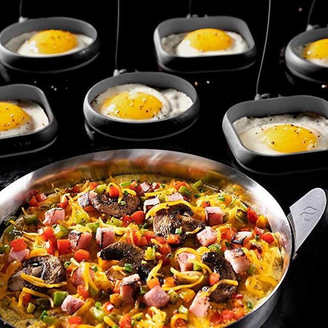 Blackstone 5515 Egg Omelet Ring Kit, Black